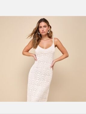 Lulus Crochet Dress